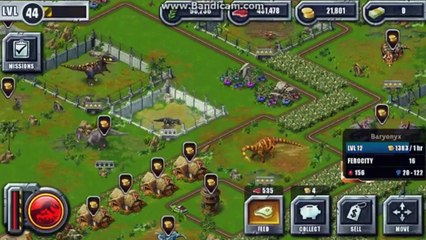 jurassic park builder #31 getting carcharodontosaurus and brontosaurus maxed out!