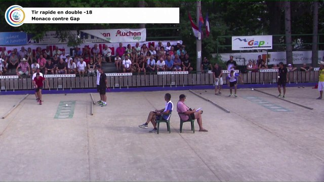 Tir rapide double -18 ans, 41ème Challenge Robert Millon, Sport Boules, Gap 2017
