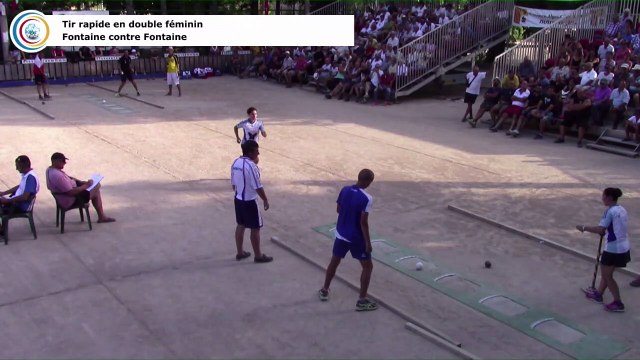 Tir rapide double féminin, 41ème Challenge Robert Millon, Sport Boules, Gap 2017