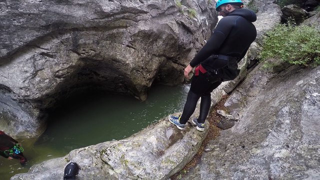 Vallée d'Ossau (64) : sortie canyoning dans le gave du Brousset