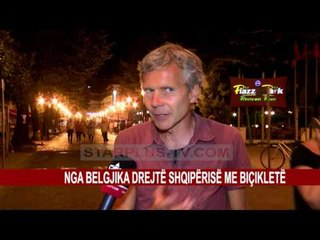 NGA BELGJIKA DREJTË SHQIPËRISË ME BIÇIKLETË