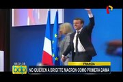 Francia: no quieren a Brigitte Macron como primera dama