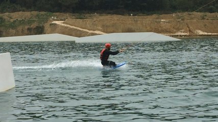 Teleski nautique : premier essai