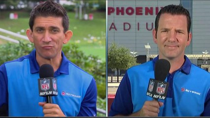 Ian Rapoport remains cool in the hot weather