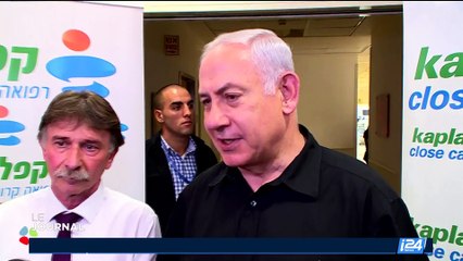 Benyamin Netanyahou rend visite au blessé de l’attentat de Yavné