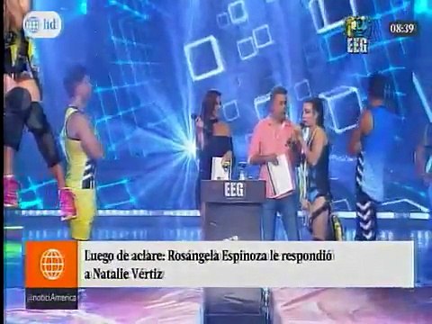 Rosángela Espinoza respondió así a la advertencia de Natalie Vértiz sobre Yaco Eskenazi