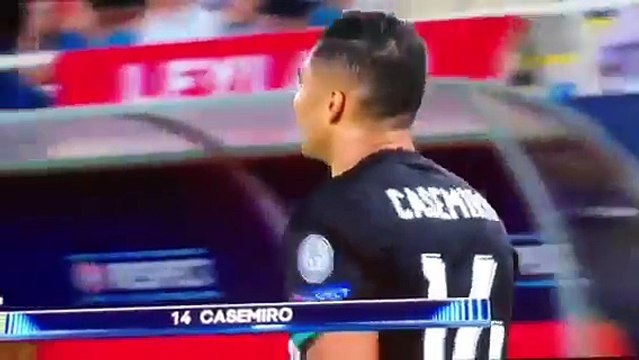 Casemiro Goal - Real Madrid vs Manchester United 1-0 (UEFA Super Cup) 2017 HD