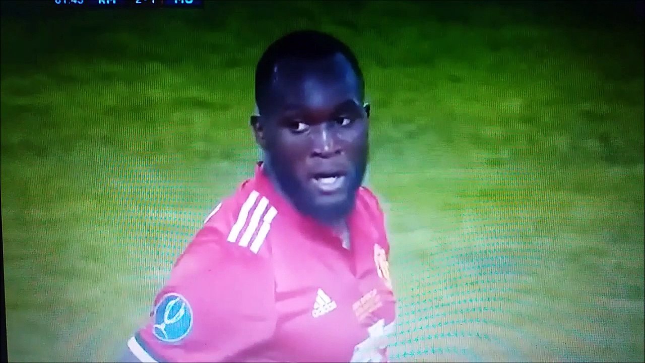 lukaku goal vs real madrid super cup final 8/8/2017