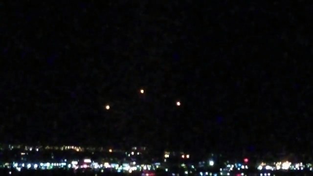 Strange UFO Lights Caught On Tape Over Las Vegas
