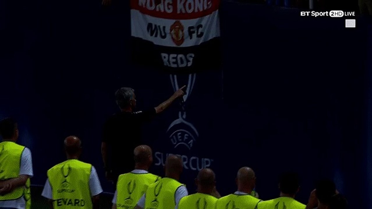 Jose Mourinho Gives Away His Super Cup Medal To A Fan!