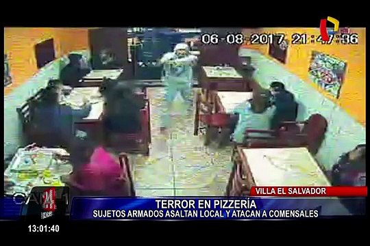 Villa El Salvador: delincuentes armados asaltan pizzería