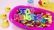 Learn Colors Baby Doll Potty Training M&Ms Chocolate Bath Time Nursery Rhymes Color Finger Song