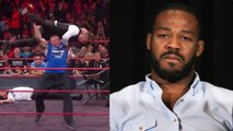 Brock Lesnar Sends Jon Jones Message with F5 & Suplex City Party on WWE RAW