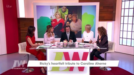 Ricky Tomlinson Pays Tribute to the Late Caroline Aherne | Loose Women