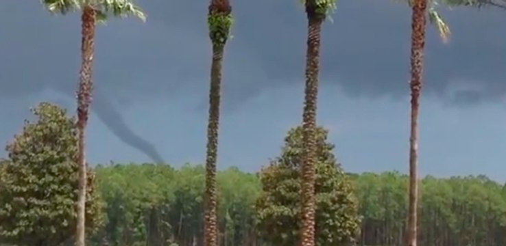 Funnel Cloud Blows Through Nocatee as Storms Hit Northern Florida