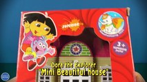 Dora the Explorer Mini Beautiful house, Maped Tatoo, 2 Sided Playmat Farmland , cartoons animated tv series show 2018