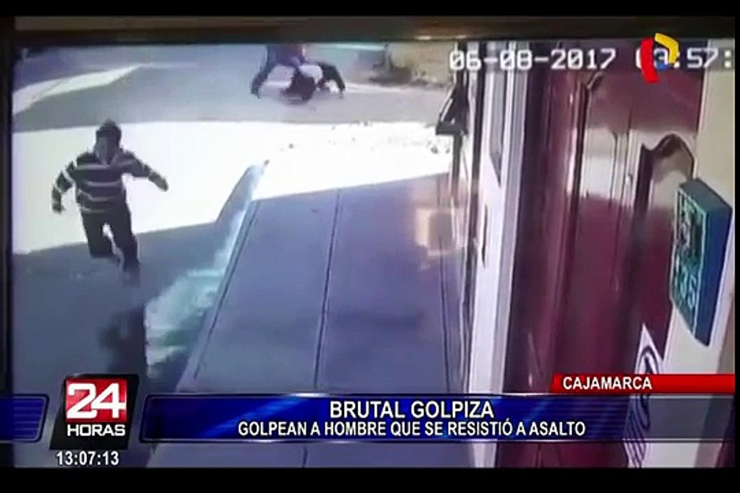 Cajamarca: hombre que se resistió a asalto recibió brutal golpiza