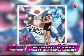 Alexander Blas: el ‘Príncipe de Gamarra’ fue captado con conocida modelo