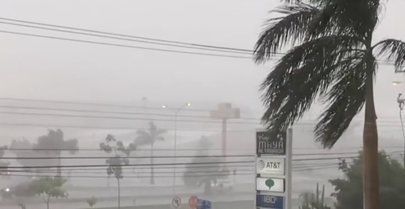 Tropical Storm Franklin Passes Through Mexico's Yucatan Peninsula