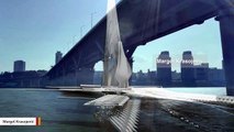 A Movable Proposed Bridge In Mongolia Looks Like A  Dragonfly