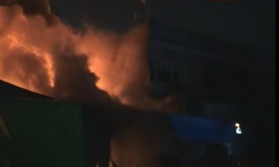 Kebakaran Besar Landa Pasar Tradisional Masomba Palu