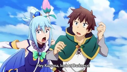 Konosuba S2 OVA  Golem Plays With Darkness oppai