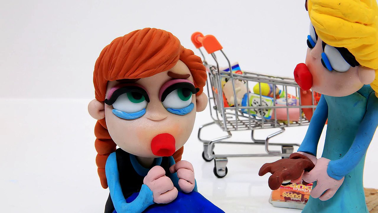 Elsa Starts a Fire Disney Frozen Episodes Play Doh Animation with Elsa and Anna Stop Motion