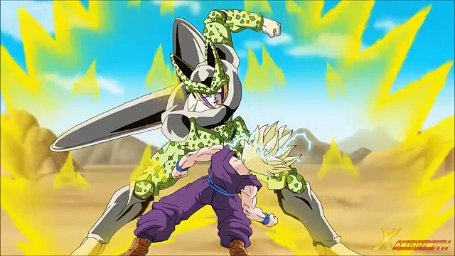 DragonBall Z - Teen Gohan SSJ2 Vs Cell Get's KOed (Fan Animation) Original Japanese Version