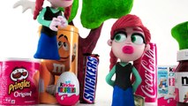 Baby Elsa vs Bad Elsa in Real Life Frozen Videos for Children - Play Doh Disney Animations