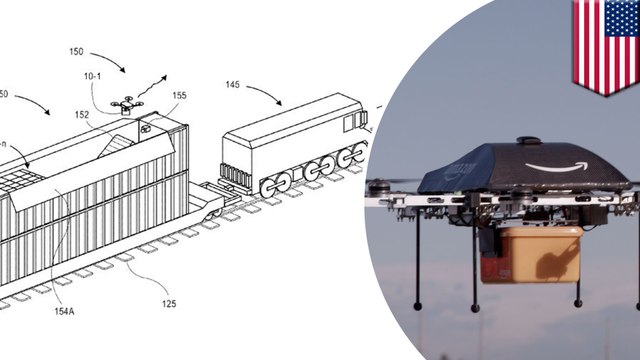 Amazon patents mobile delivery drone fulfillment centers