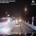 Drunk driver SLAMS into a police officer ! * Texas News *