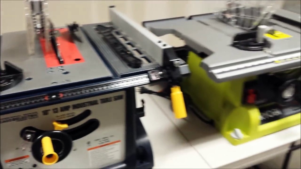 Harbor Freight Table Saw vs Ryobi Portable Table Saw