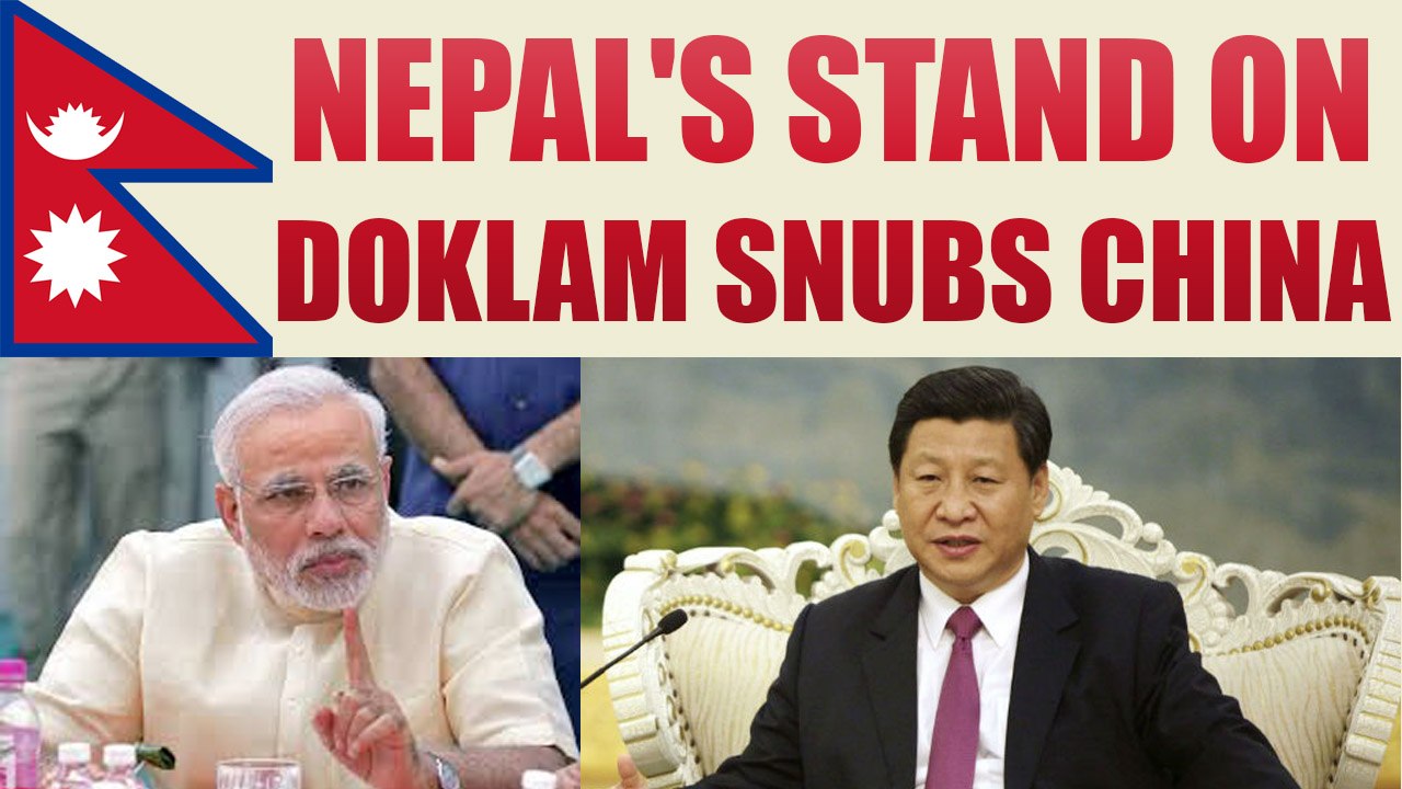 Sikkim standoff: Nepal's stand a blow to China | Oneindia News