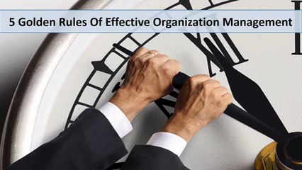 Alan Oviatt - Effective Management Rules For Organizational Growth