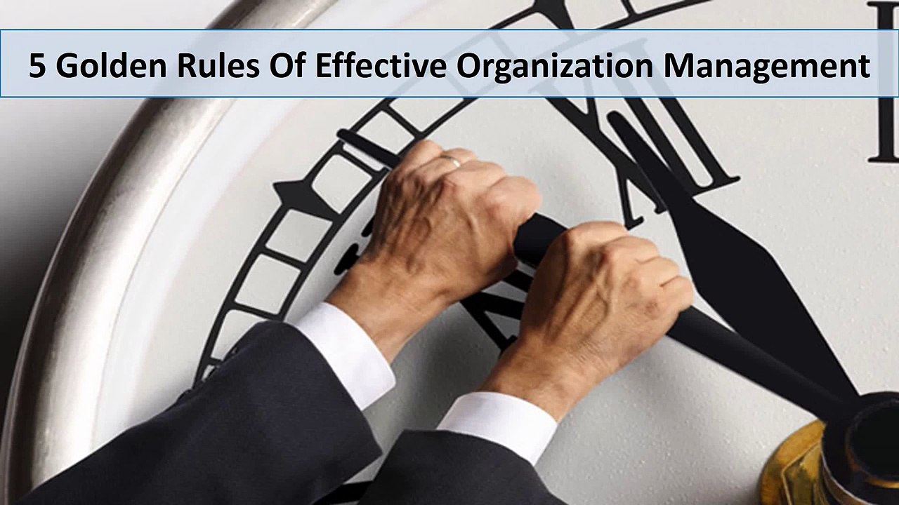 Alan Oviatt - Effective Management Rules For Organizational Growth
