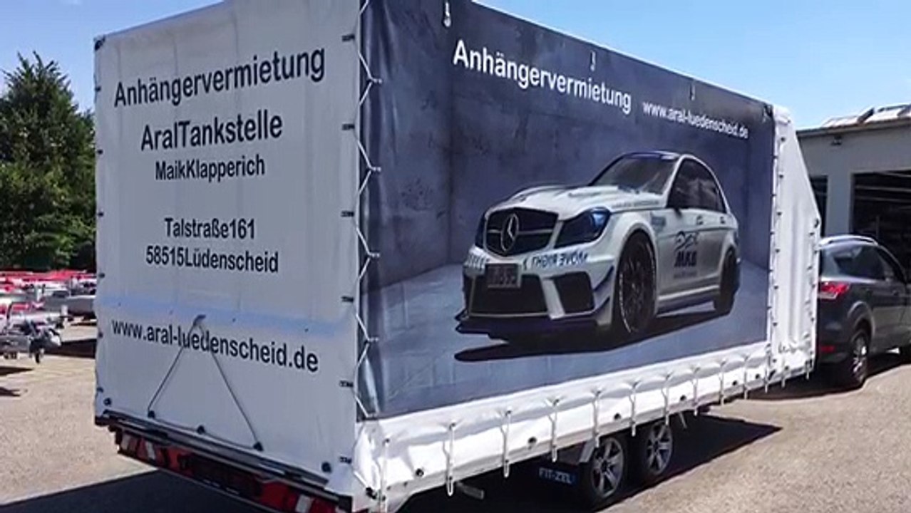 Autotrailer mit Plane zu vermieten von Fitzel