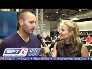 EPT Tallinn 2011: Welcome to Day 1a with Richard Toth - PokerStars.com