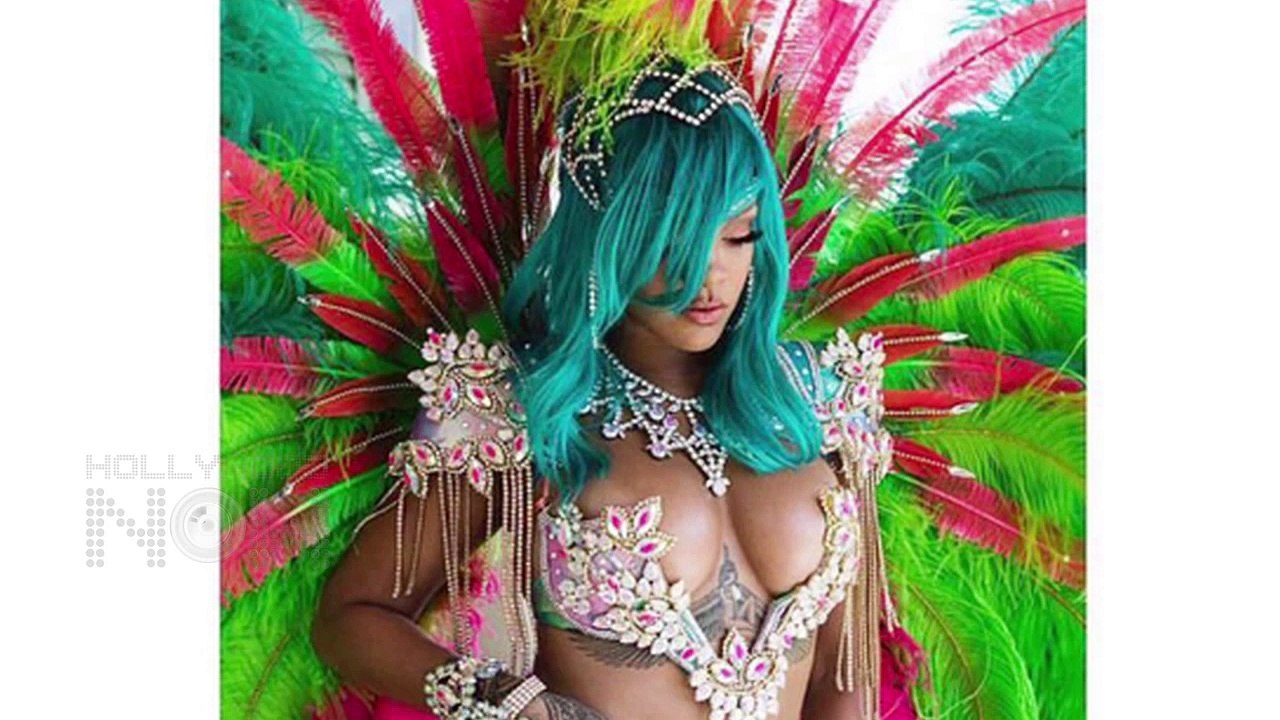 Chris Brown Flirting With Rihanna Over Revealing Bikini Picture | Crop Over Festival
