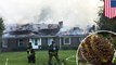 Rumah tak sengaja terbakar saat mencoba membakar sarang lebah - TomoNews