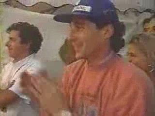 Tina Turner with Ayrton Senna in 1993