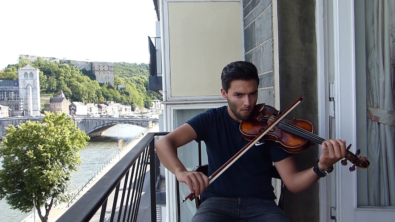 Mabad Soleiman, jeune violoniste à Huy