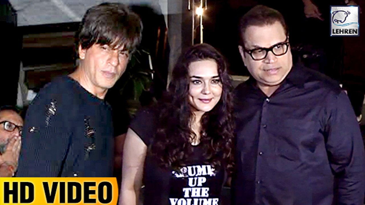 Shah Rukh Khan And Preity Zinta Party Together...