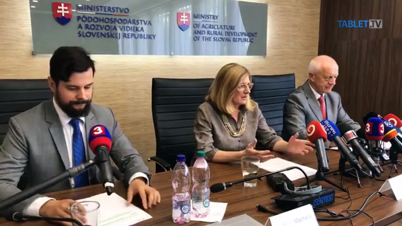 ZÁZNAM: TK ministerky pôdohospodárstva a rozvoja vidieka SR Gabriely Matečnej