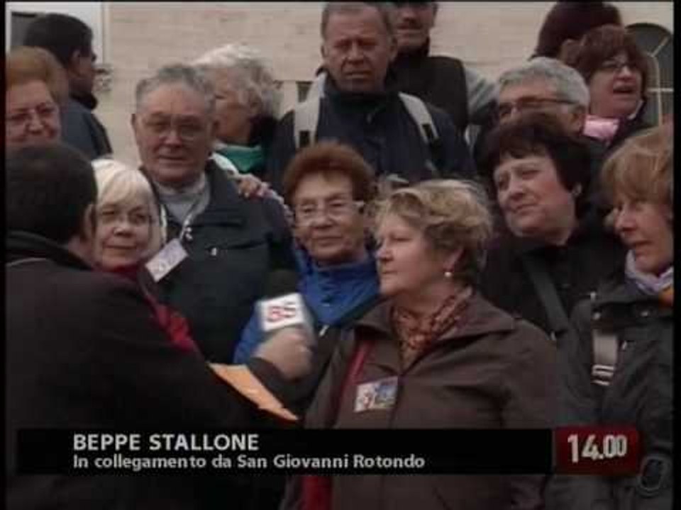 TG 19.04.10 San Pio, attesa per la traslazione
