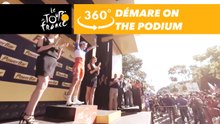 Arnaud Démare on the podium in Vittel - 360° - Tour de France 2017