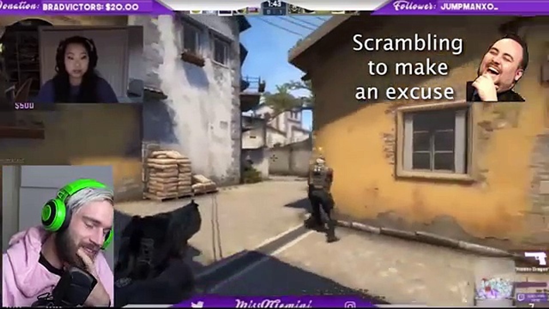 (PEWDIEPIE) TOP (100) STREAMING FAILS