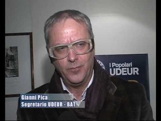 PROVINCIALI BAT. I Popolari - UDEUR sosterranno Ventola