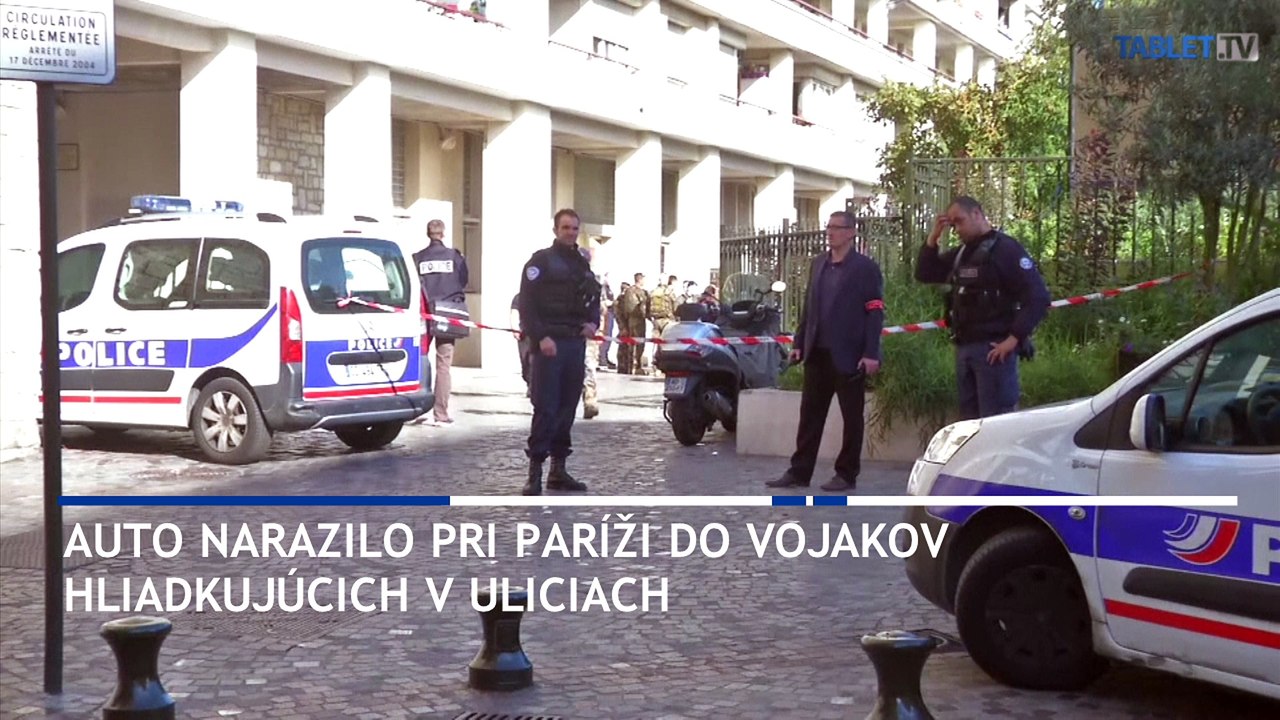 Francúzsko: Auto narazilo pri Paríži do vojakov hliadkujúcich v uliciach