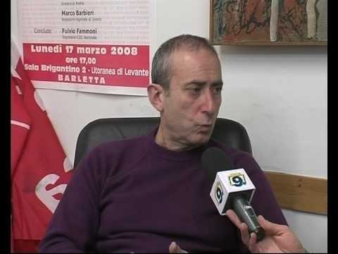 E' Luigi Antonucci il primo segretario provinciale CGIL - BAT