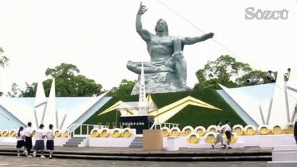 Atom bombasının can aldığı binler Nagasaki'de anıldı